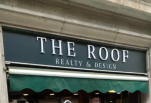 rótulos en mataró de inmobiliaria the roof